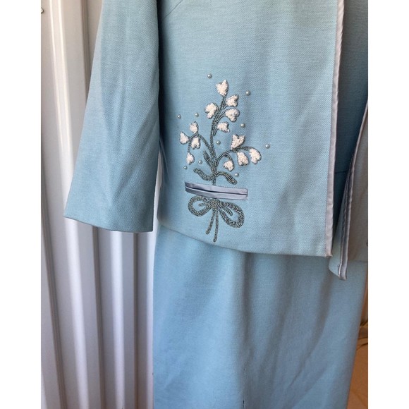 Domani Wool Dress and Jacket Suit Set 1960s - Picture 1 of 10